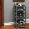 Regency Regency Flip Flop 34 in. High Square Folding Bookcase- Grey FFSQ3412GY